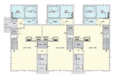 【最大６名様可・福山スマートI.Cより車で約３分の駐車場２台無料（最大４台）付きメゾネット型マンスリー】セリパープ津之郷