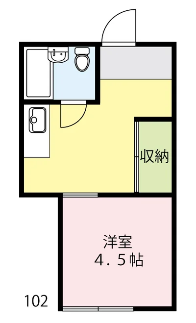 マンスリー新潟新津ステーション【ゆったりセミダブル・フル家電・備品完備】