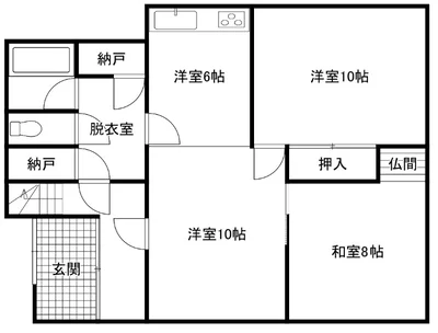 マンスリー富良野ステーションイースト【フル家電・備品完備】