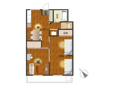 Kマンスリー甲府昭和インターチェンジ前(20号線前)