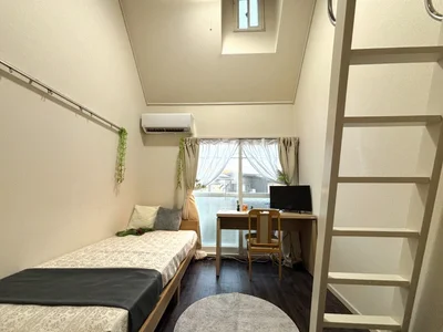 🔷🔹🔸🔶⭐駅徒歩5分⭐2重サッシ⭐ロフト付で荷物もたっぷり収納可能⭐【禁煙&Wi-Fi無料】⭐🔶🔸🔹🔷「K12」