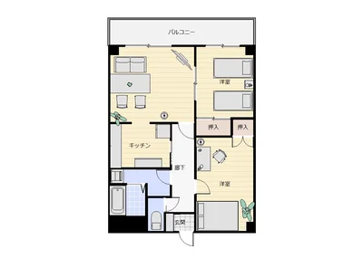 【出張・研修時のおすすめ・駐車場確保可能！】Alphabed30岡山市中区役所前