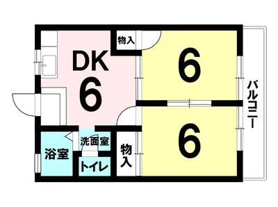 【愛知県尾張旭市/藤が丘駅/駐車場/バストイレ別/リフォーム済】ドミールなかはた