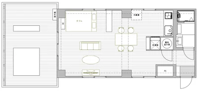 表参道徒歩12分★43平米1R！庭広リノベ【10GWIFI完備】