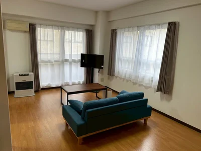 JOG南１東２マンスリー【出張・観光の拠点におすすめ♪・広々１ＬＤＫ・エアコン＆Wi-Fi完備・地下鉄駅徒歩1分！】