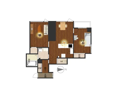 Kマンスリー福井城址大名町駅前(5号線前)