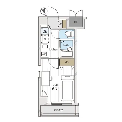 RマンスリーNo.28 西横浜　横浜まで2駅/駅徒歩5分