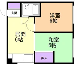 【東室蘭駅徒歩3分】複数室ご案内可能、4人迄利用可能♪室蘭中島町ハウス