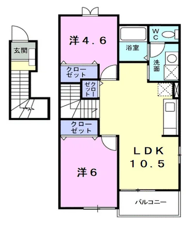 メゾンかつまた　東棟