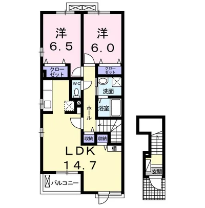 コンフォート津志田・Ｂ