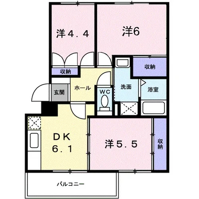 ニューエルディム花水木Ｂ