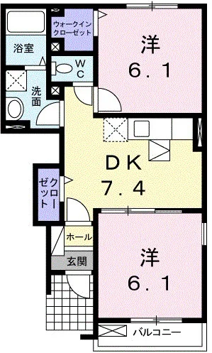 パストラルＳ　Ｃ棟