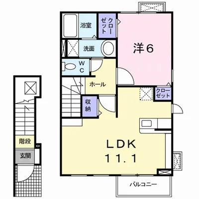 メゾン・ド・プレリー見川 B