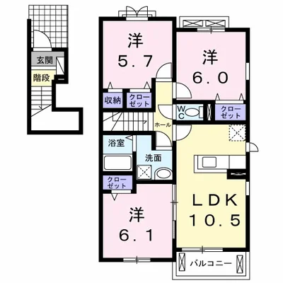 クラール南庄町 C