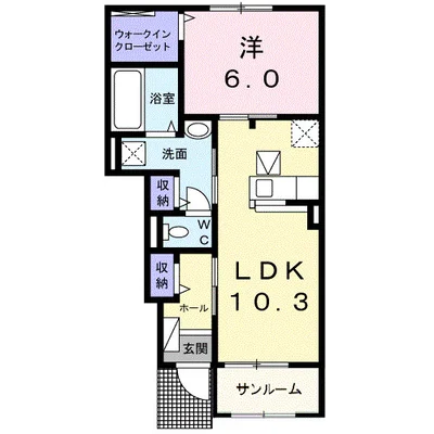 クラール東村　Ｄ