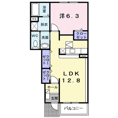 グランメール大善Ⅱ　Ｂ