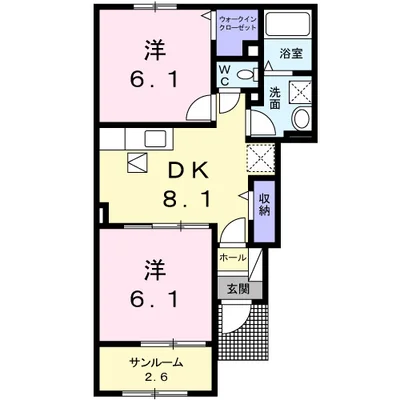 ヴィラ宮の前