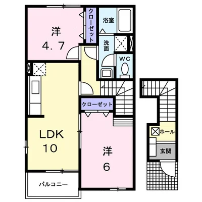 リバーコート　Ｄ