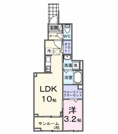 ヒカルサ甲府国母　イースト