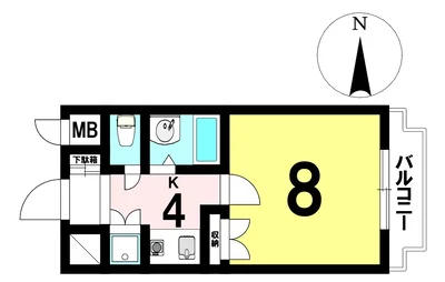 【名古屋市熱田区/熱田神宮伝馬町駅徒歩約1分/バストイレ別/洋室8帖/エレベーター】熱田泰文堂ビル