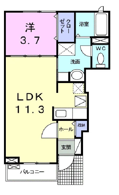 メゾン　かつまた　北棟