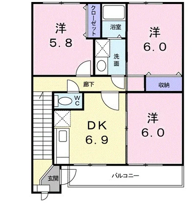 パストラル北上Ⅱ