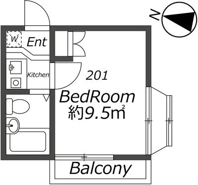 横浜まで3分！家具家電付きアパートメント