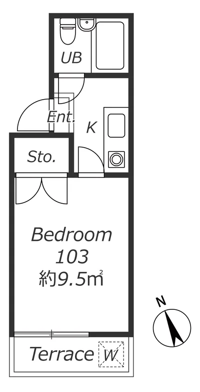 新宿まで25分!家具家電付きアパート