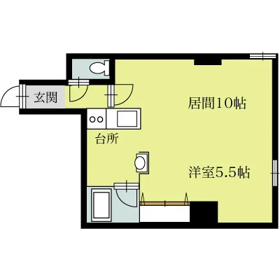 【地下鉄「大通」駅徒歩５分】 エクスフラッツ大通セカンドA