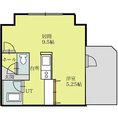 【地下鉄「大通」駅徒歩５分】 エクスフラッツ大通セカンドA