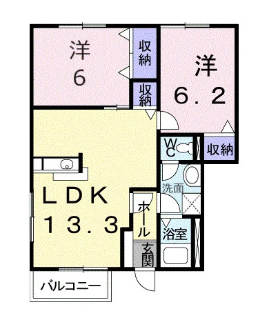 リーヴメゾン北館　Ａ