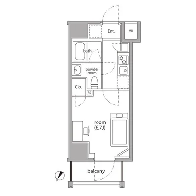 RマンスリーNo.52 横浜関内　3路線利用可/Aタイプ