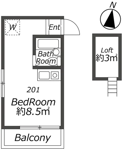 都心へのアクセス良好！家具家電付きアパートメント