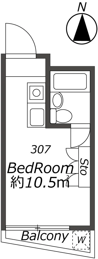 都心へのアクセス良好！家具家電付きアパートメント