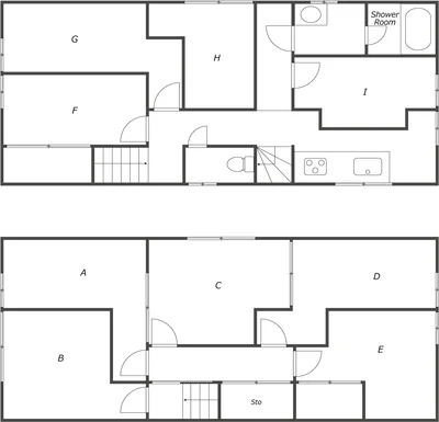 なんばまで20分!家具家電付きシェアハウス