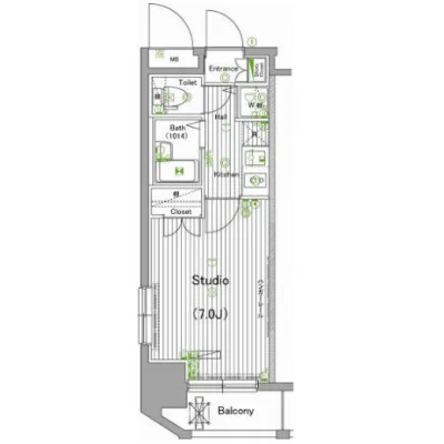 賃料最大40％OFF！【総武線 亀戸駅】エール亀戸