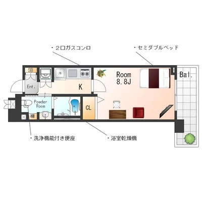 SステイDN松屋町Ⅱ
