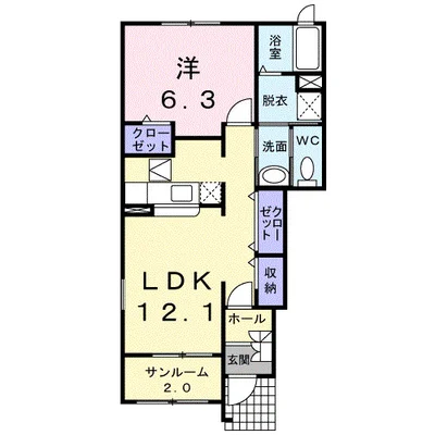 ヴィラ－ジュ　ガンクＢ