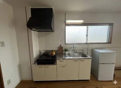 【岐阜市松鴻町/名鉄岐阜駅徒歩７分/南向き角部屋/広々1LDK/Wi-Fi無料】（マンスリーベースＪＰ 005)