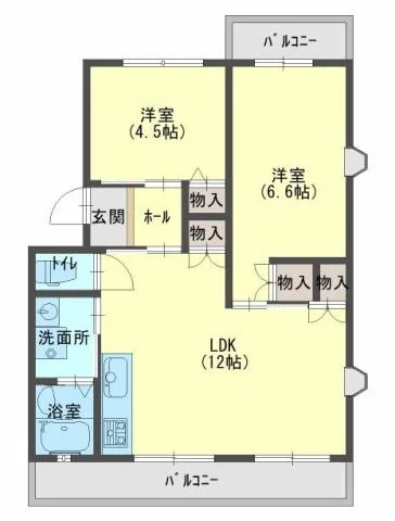 【2名入居可/2LDK】最上階角部屋で日当たり良好🌞津名一宮IC車5分🚗&イオン車4分で生活至便🧺【M049】