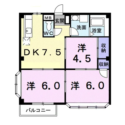 ホワイトルーム飯村A