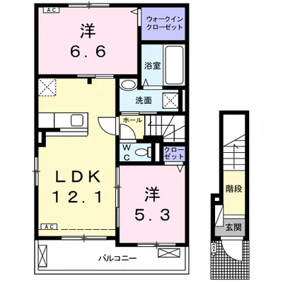 フィオーレ加賀野　Ａ