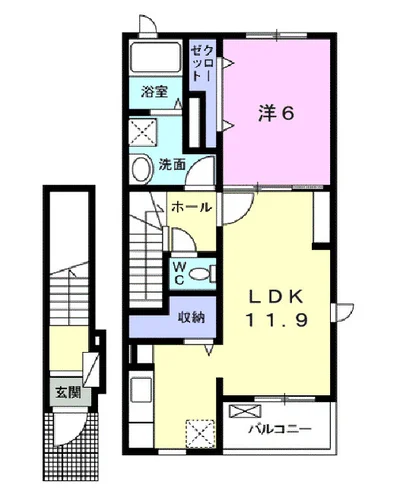 コンフォールつかさ　Ｄ