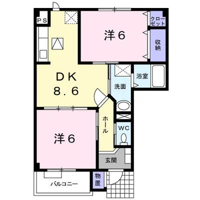 リバーウインド城南 A