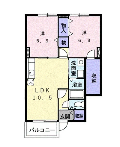 ベル フルール秋根Ⅰ番館