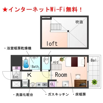 SステイEC梅田東アクアパレス【禁煙ルーム・Wi-Fi無料】