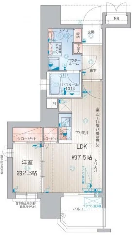 トーマンスリー博多区下呉服★インターネット使用料★分譲タイプ（福岡市博多区下呉服町）