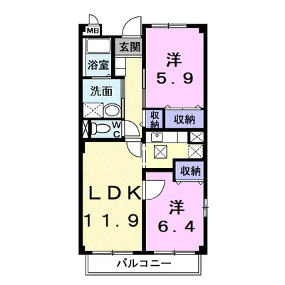 サンリッツ高宮Ａ