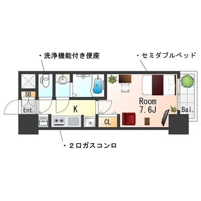 SステイSW堂島川・野田・玉川【禁煙ルーム】