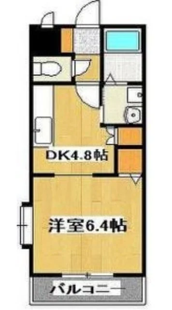 トーマンスリー久留米市宮ノ陣☆駐車場（有料）あり☆1DK（久留米市宮ノ陣２丁目）